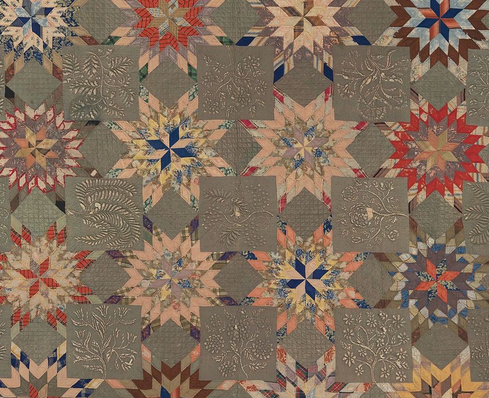 Quilt, Star of Bethlehem pattern variation by Ellen Morton Littlejohn